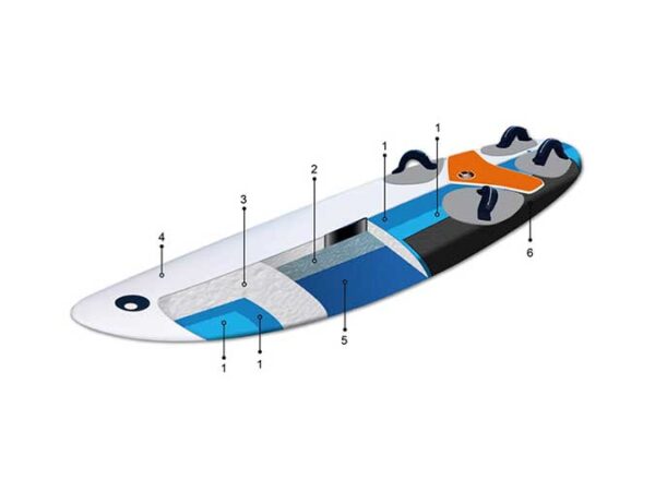 BIC ONE DESIGN 293 WINDSURF BOARD