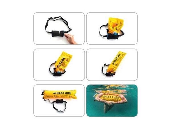 RESTUBE INFLATABLE SAFETY BUOY SURF ACCESSORIES